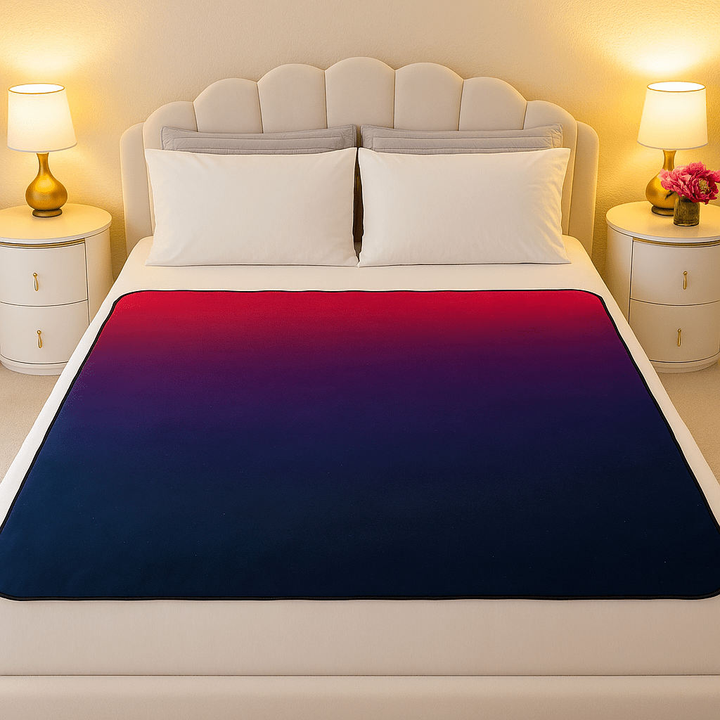 Aurora Venus Mat luxury waterproof intimacy mat — PFAS - free, American - made waterproofing, stays flat, breathable, sleep all night, 10 - year guarantee | Venus Matters