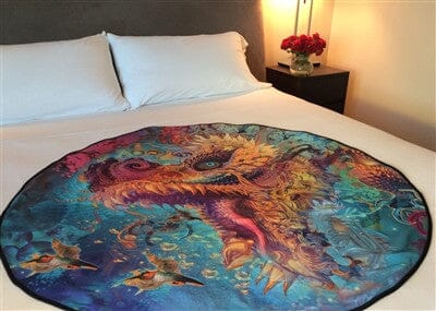 humming dragon venus mat waterproof bed mat bottom left view